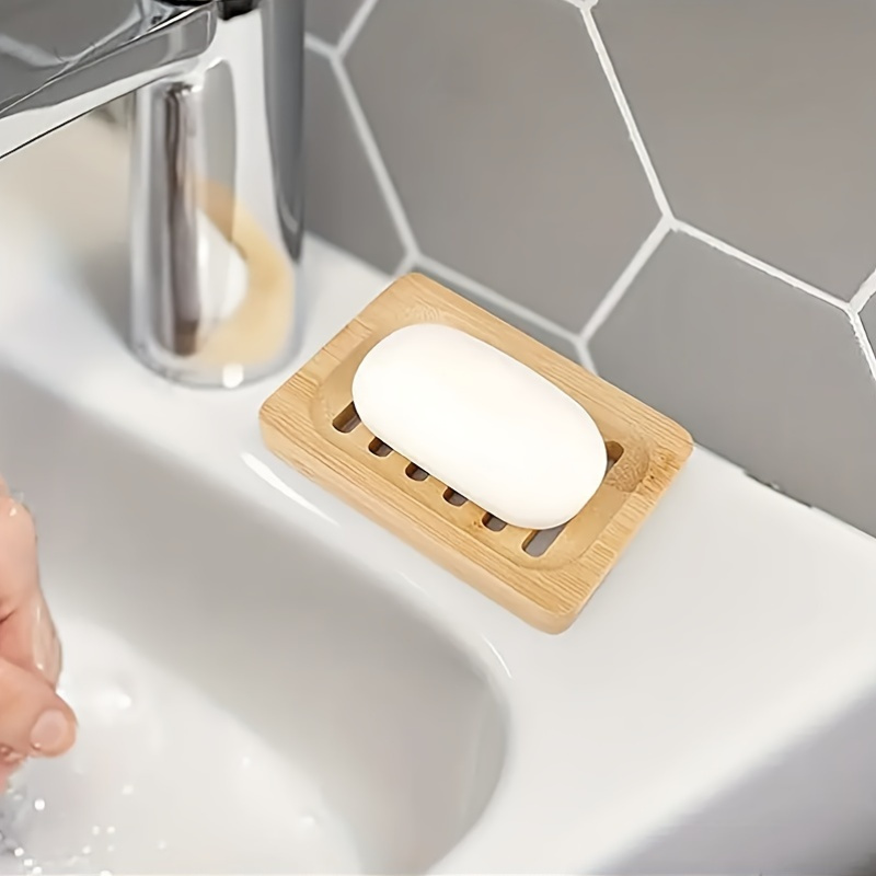 Bamboo Case Tray Wooden Preven - Soap Dish Draining review and price