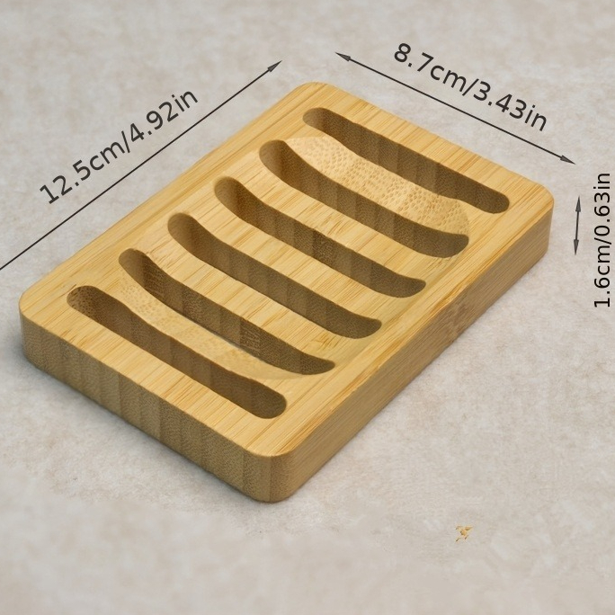 Bamboo Case Tray Wooden Preven - Soap Dish Draining review and price