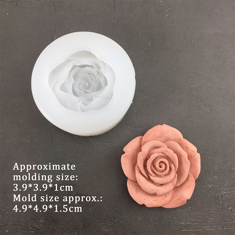 3D Rose Flower Shape Leaf Sili - Soap Making Utensils review and price