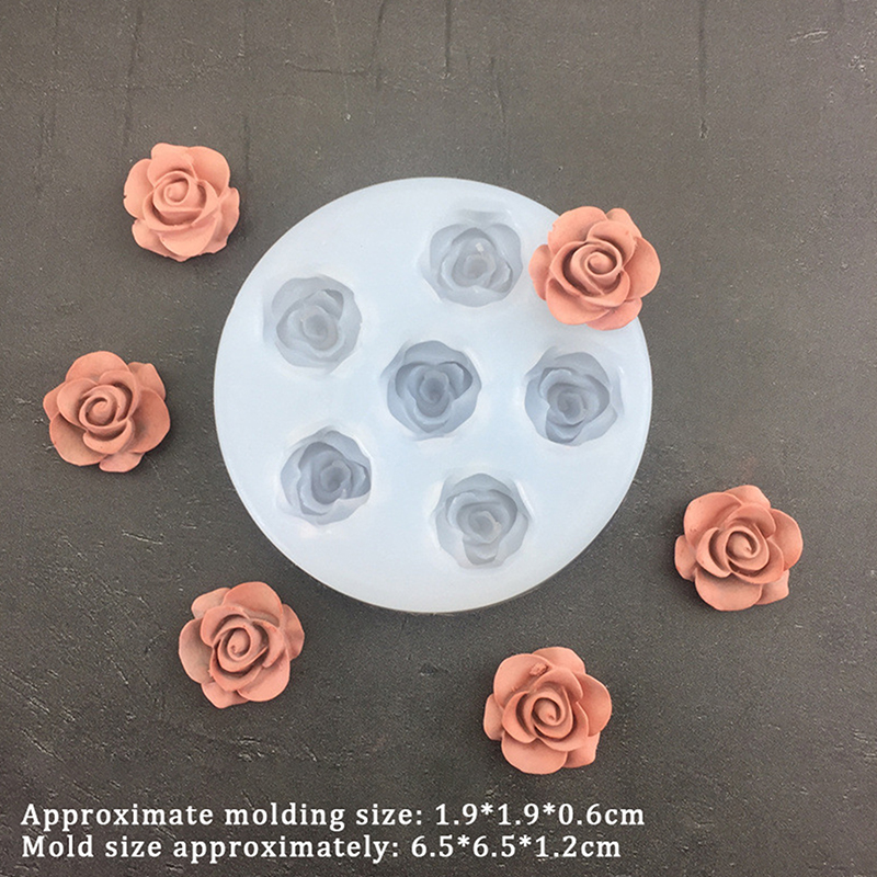 3D Rose Flower Shape Leaf Sili - Soap Making Utensils review and price