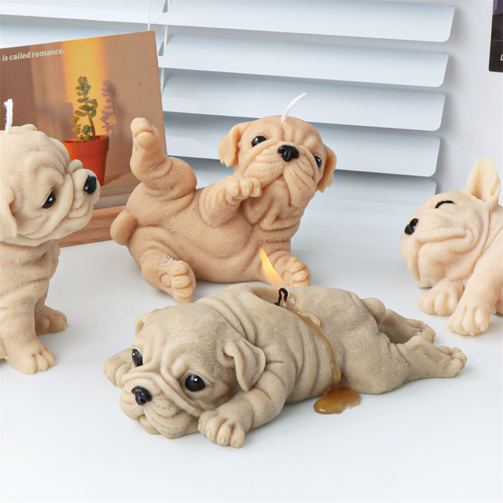 3D Dog Silicone Candle Molds S - Soap Making Chemical review and price