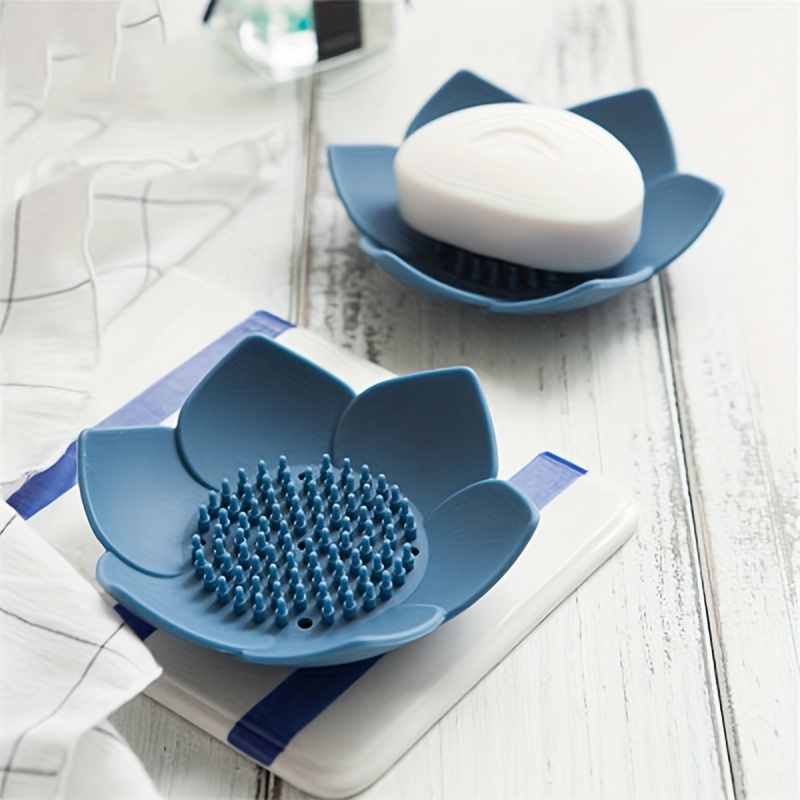 Soap Box Lotus Shape Non-slip  - Soap Dish Draining review and price