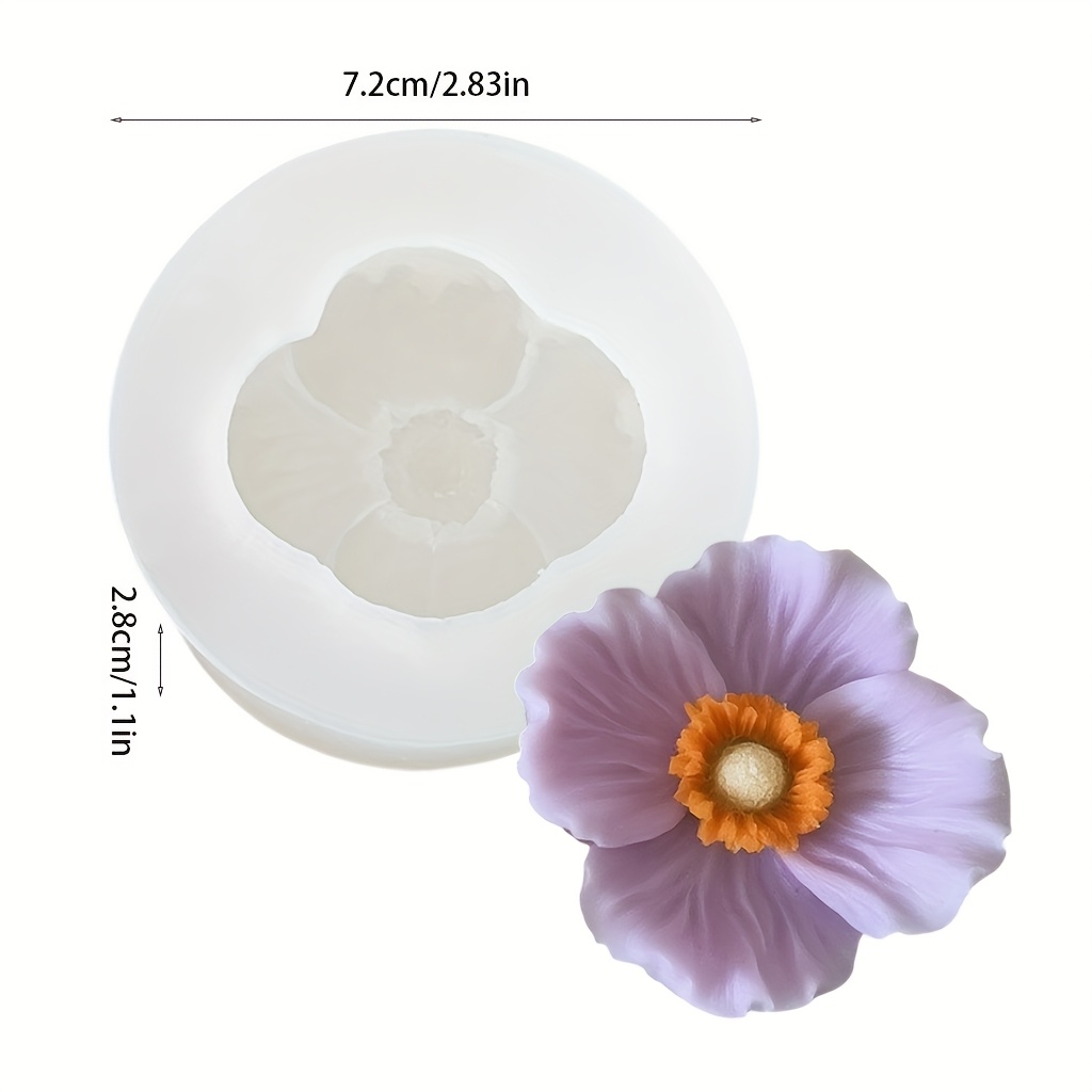 Flower Silicone Candle Mold, C - Soap Making Chemical review and price