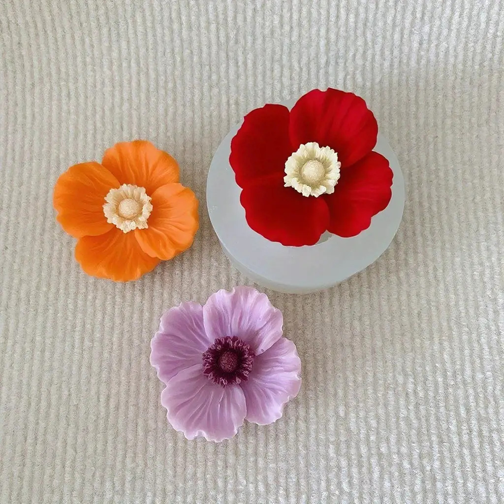 Flower Silicone Candle Mold, C - Soap Making Chemical review and price