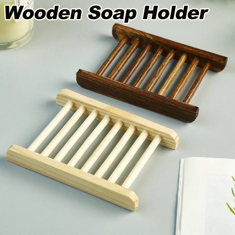 Wooden Soap Dishes Tray Bathro - Soap Dish Draining review and price