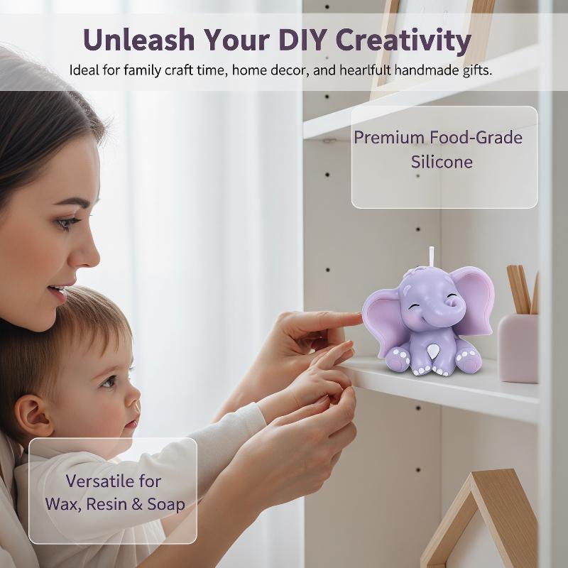 Cute 3D Elephant Silicone Cand - Soap Making Utensils review and price
