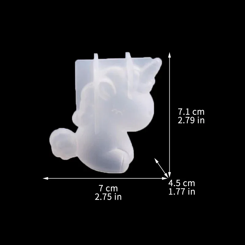 3D Geometric Silicone Unicorn  - Soap Making Chemical review and price