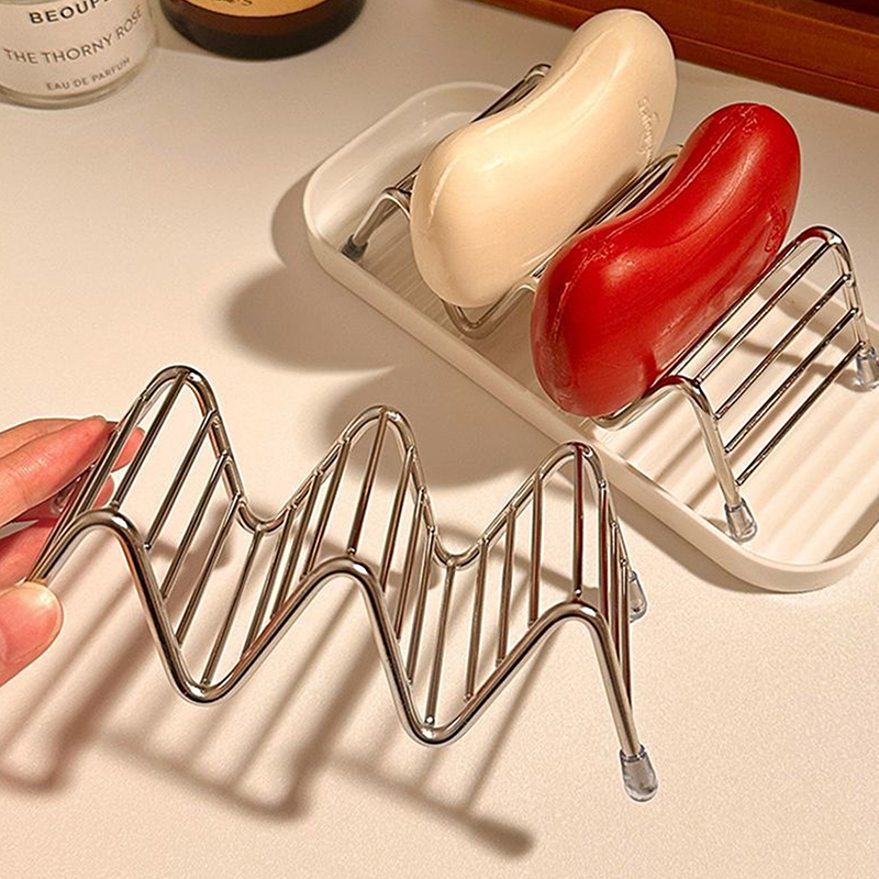 1pcs Stainless Steel Soap Rack - Soap Dish Draining review and price