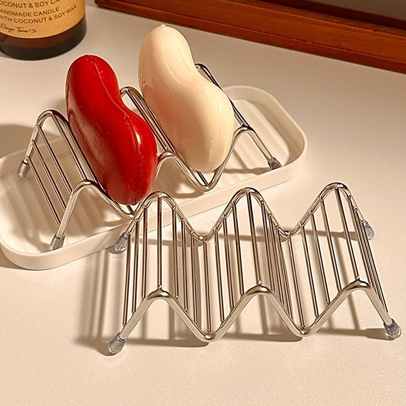 1pcs Stainless Steel Soap Rack - Soap Dish Draining review and price