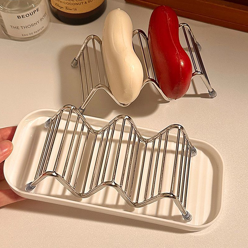 1pcs Stainless Steel Soap Rack - Soap Dish Draining review and price