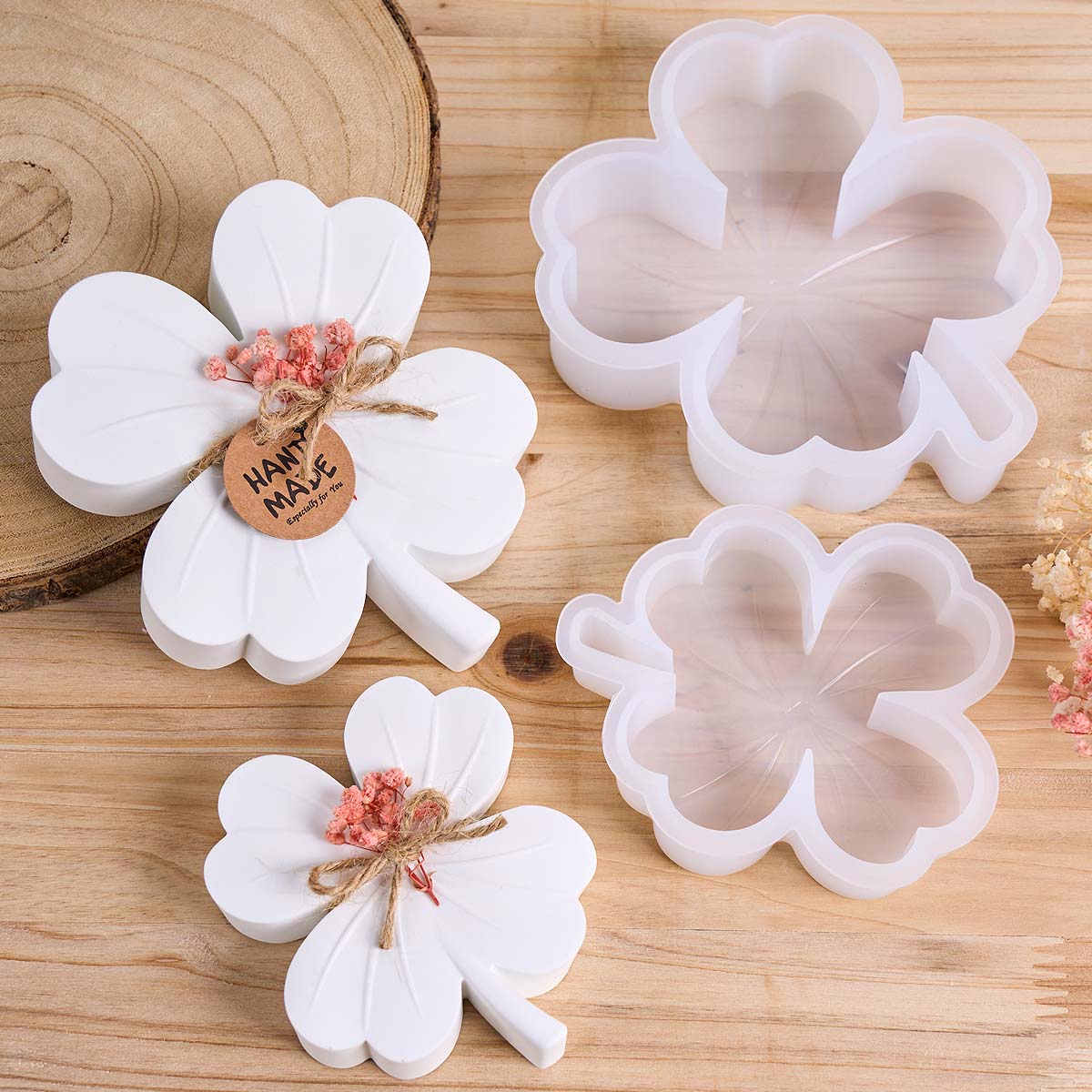 3D Four-leaf Clover Silicone C - Soap Making Chemical review and price