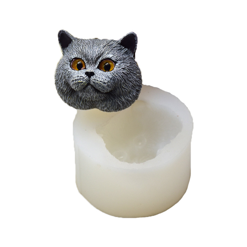 Silicone Mold Short-haired Cat - Soap Making Utensils review and price
