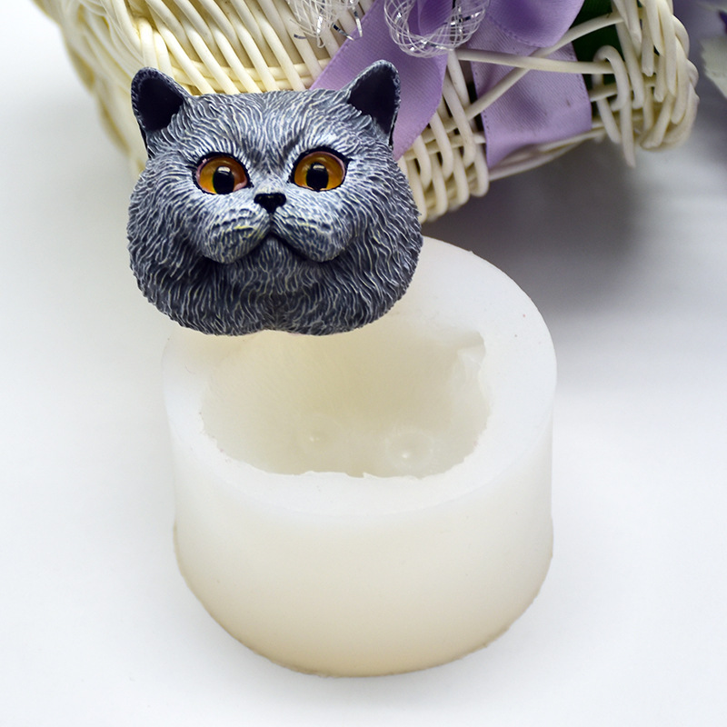 Silicone Mold Short-haired Cat - Soap Making Utensils review and price