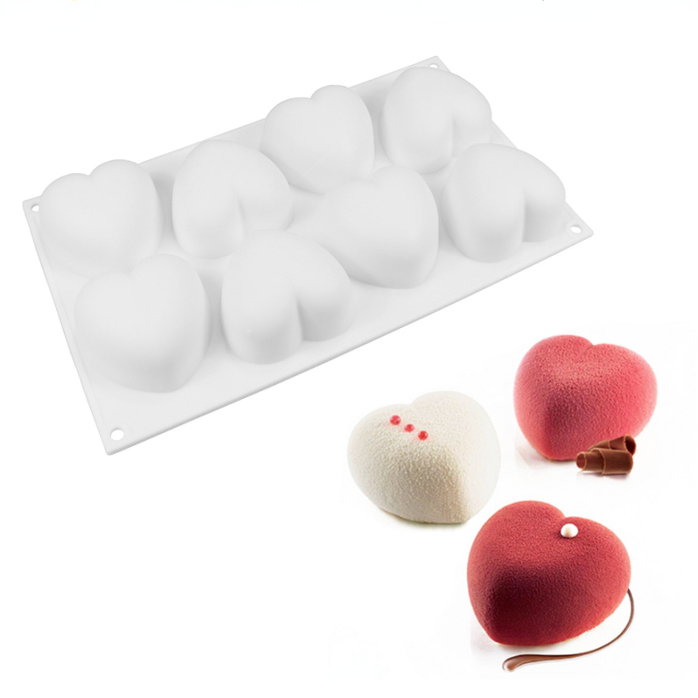 Love Heart Silicone Soap Mold  - Soap Making Utensils review and price