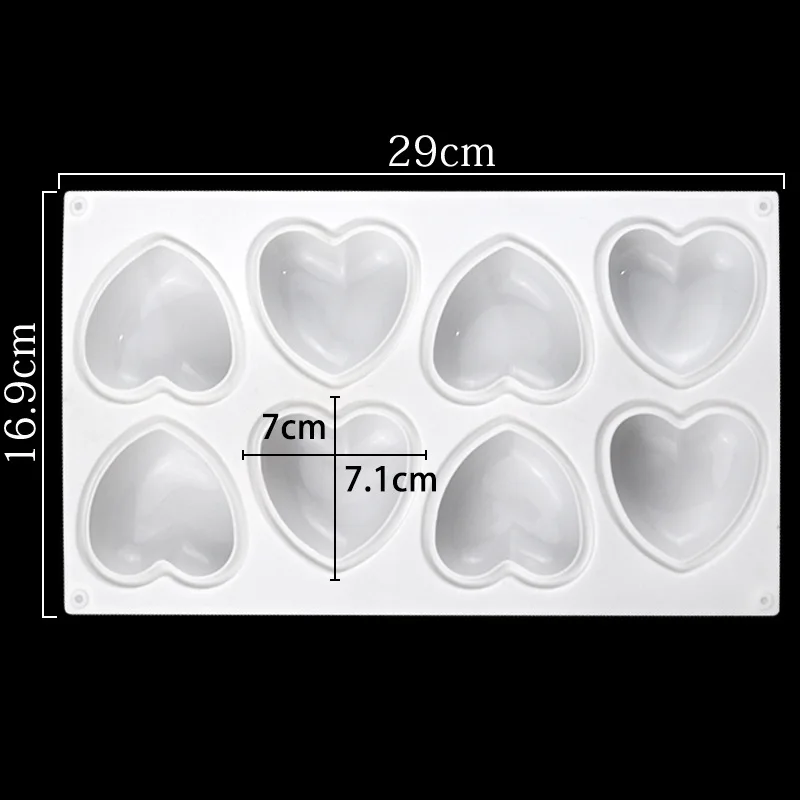 Love Heart Silicone Soap Mold  - Soap Making Utensils review and price