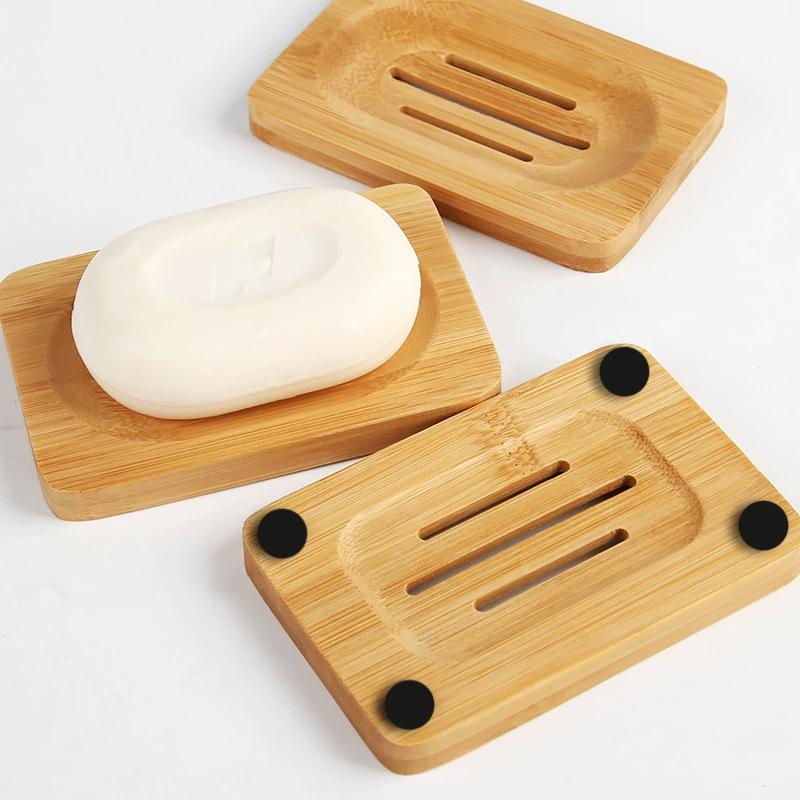 Natural Bamboo Soap Dish 1Pcs  - Soap Dish Draining review and price