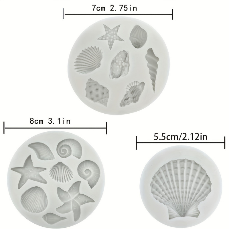 3pcs/set, Shell Mold Set, Irre - Soap Making Chemical review and price