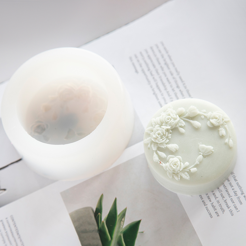 Round Shape Rose Flower Handma - Soap Making Chemical review and price