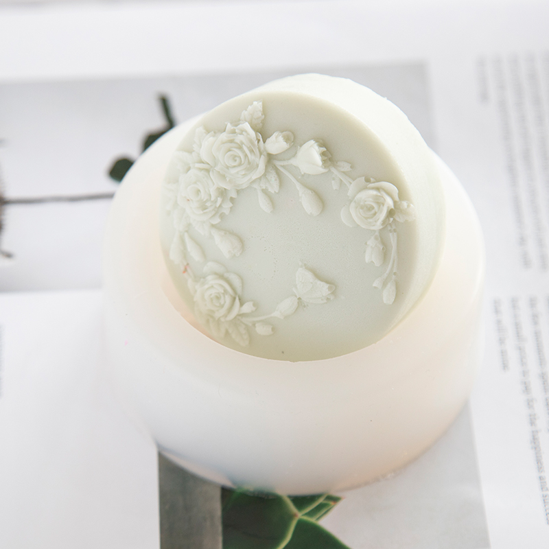 Round Shape Rose Flower Handma - Soap Making Chemical review and price