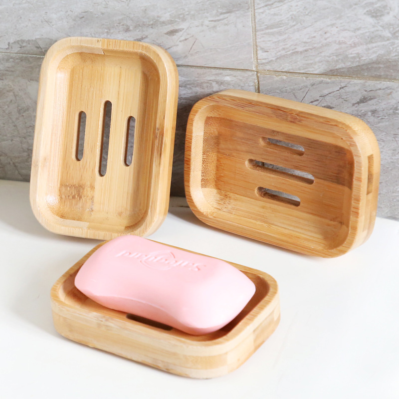 1 Pc Bamboo Wooden Soap Dish,  - Soap Making Dye review and price
