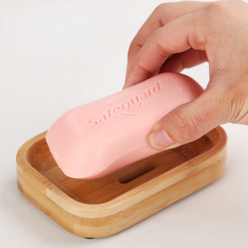1 Pc Bamboo Wooden Soap Dish,  - Soap Making Dye review and price