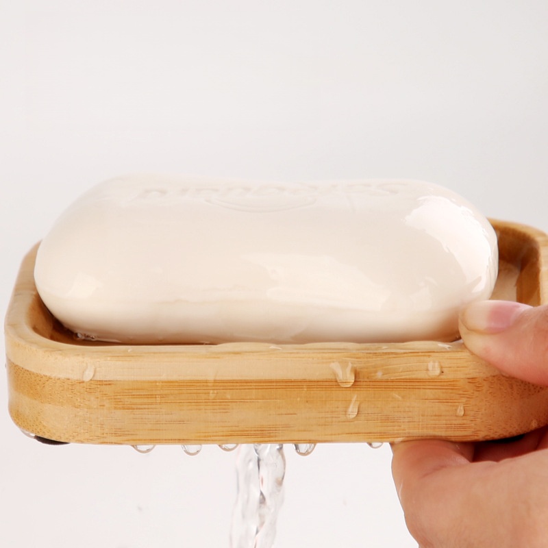 1 Pc Bamboo Wooden Soap Dish,  - Soap Making Dye review and price