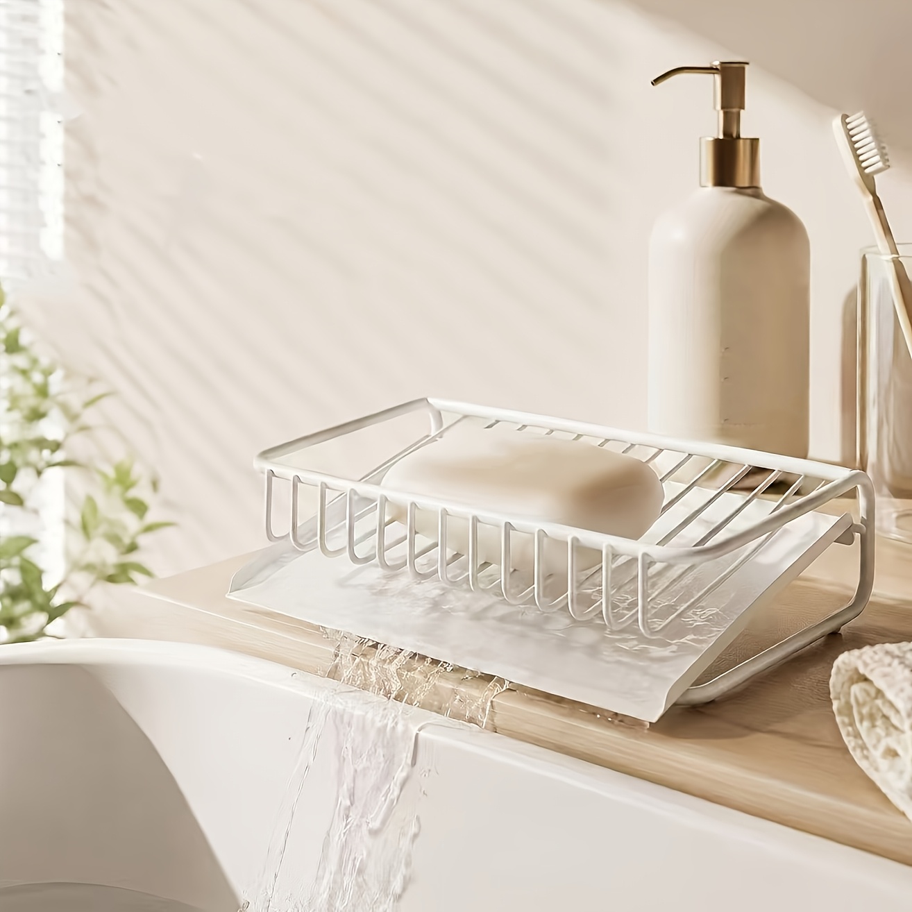 1pc Plastic Soap Dish With Dra - Soap Dish Draining review and price