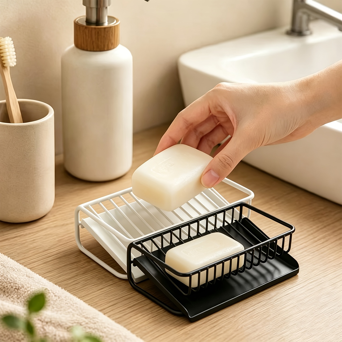1pc Plastic Soap Dish With Dra - Soap Dish Draining review and price