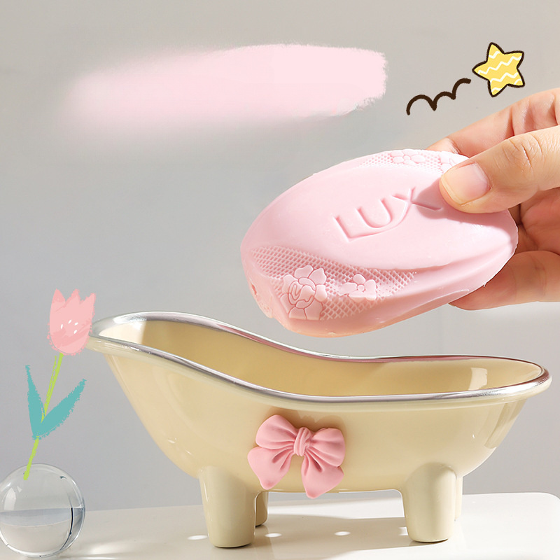 Cute Plastic Bathroom Soap Dis - Soap Dish Draining review and price