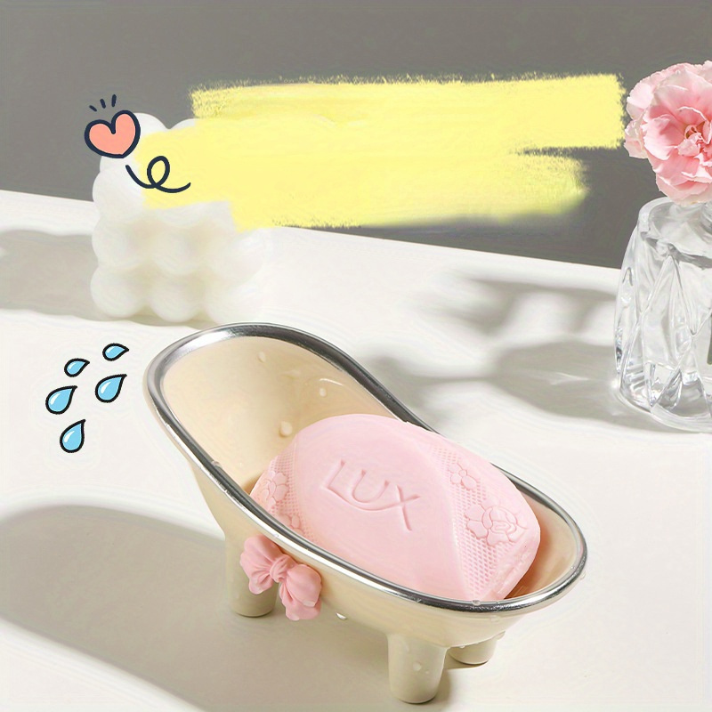Cute Plastic Bathroom Soap Dis - Soap Dish Draining review and price