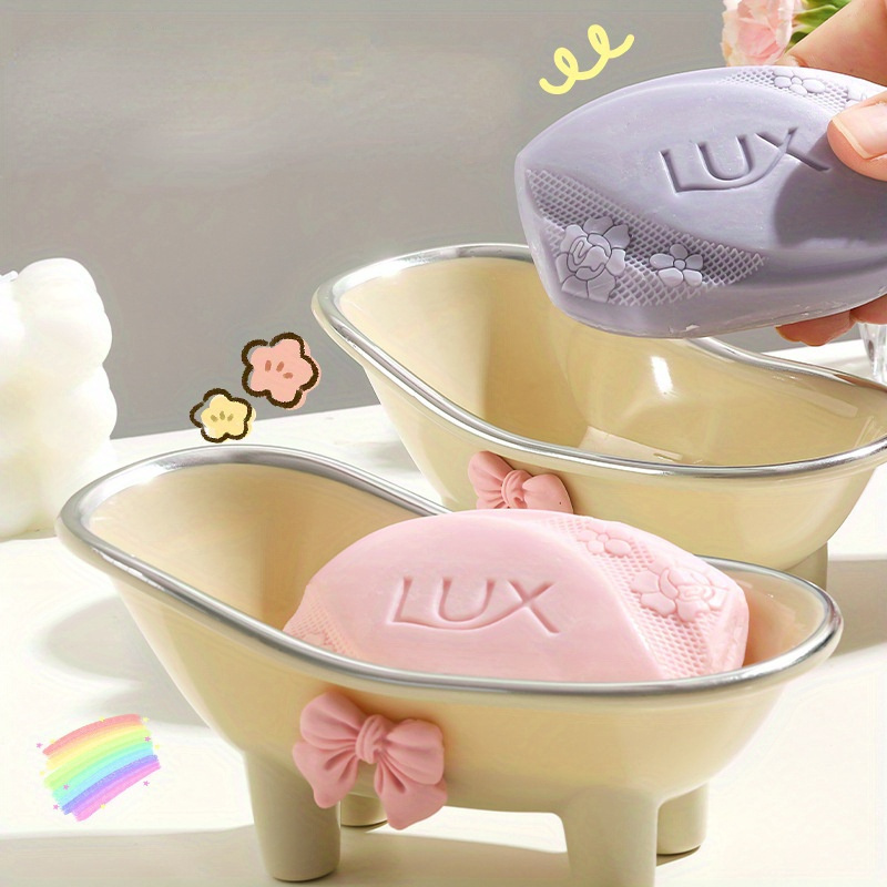 Cute Plastic Bathroom Soap Dis - Soap Dish Draining review and price