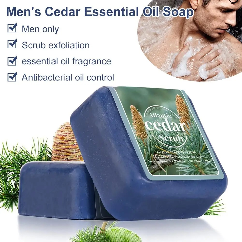 Men's Cedar Essential Oil Soap - Castor Oil Soap review and price