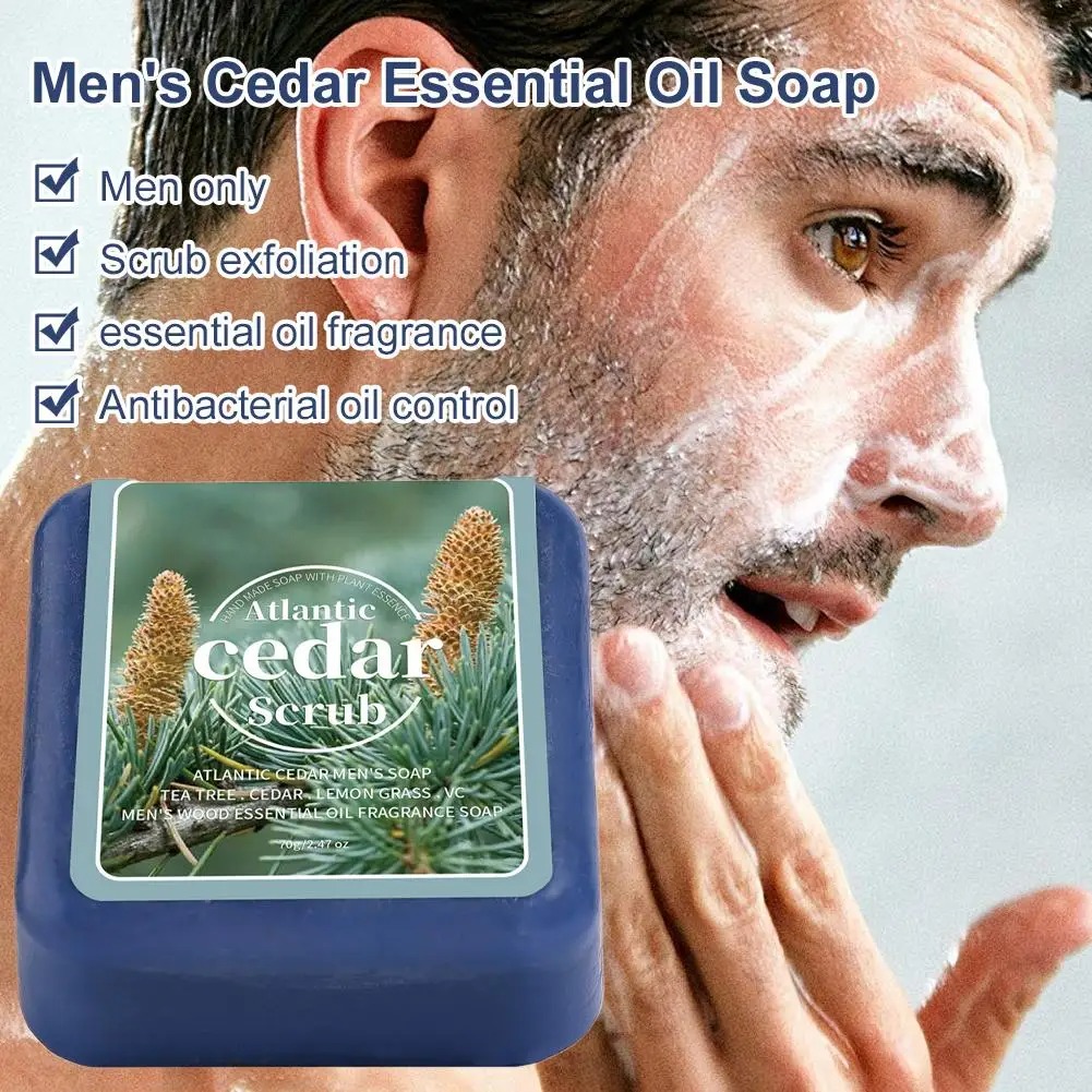 Men's Cedar Essential Oil Soap - Castor Oil Soap review and price