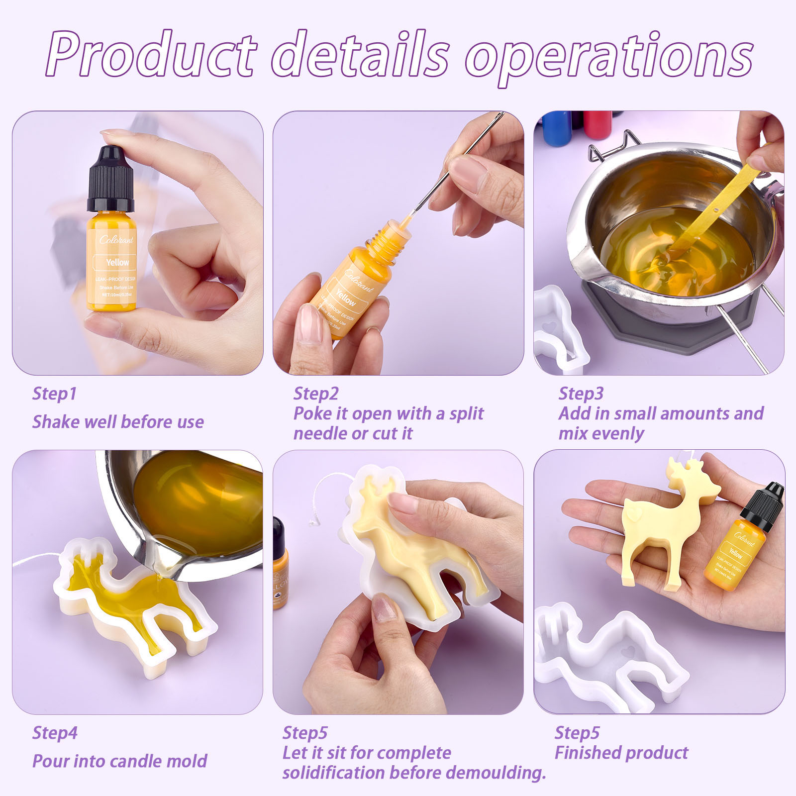 Candle Dyes Kit Liquid Coloran - Soap Making Dye review and price