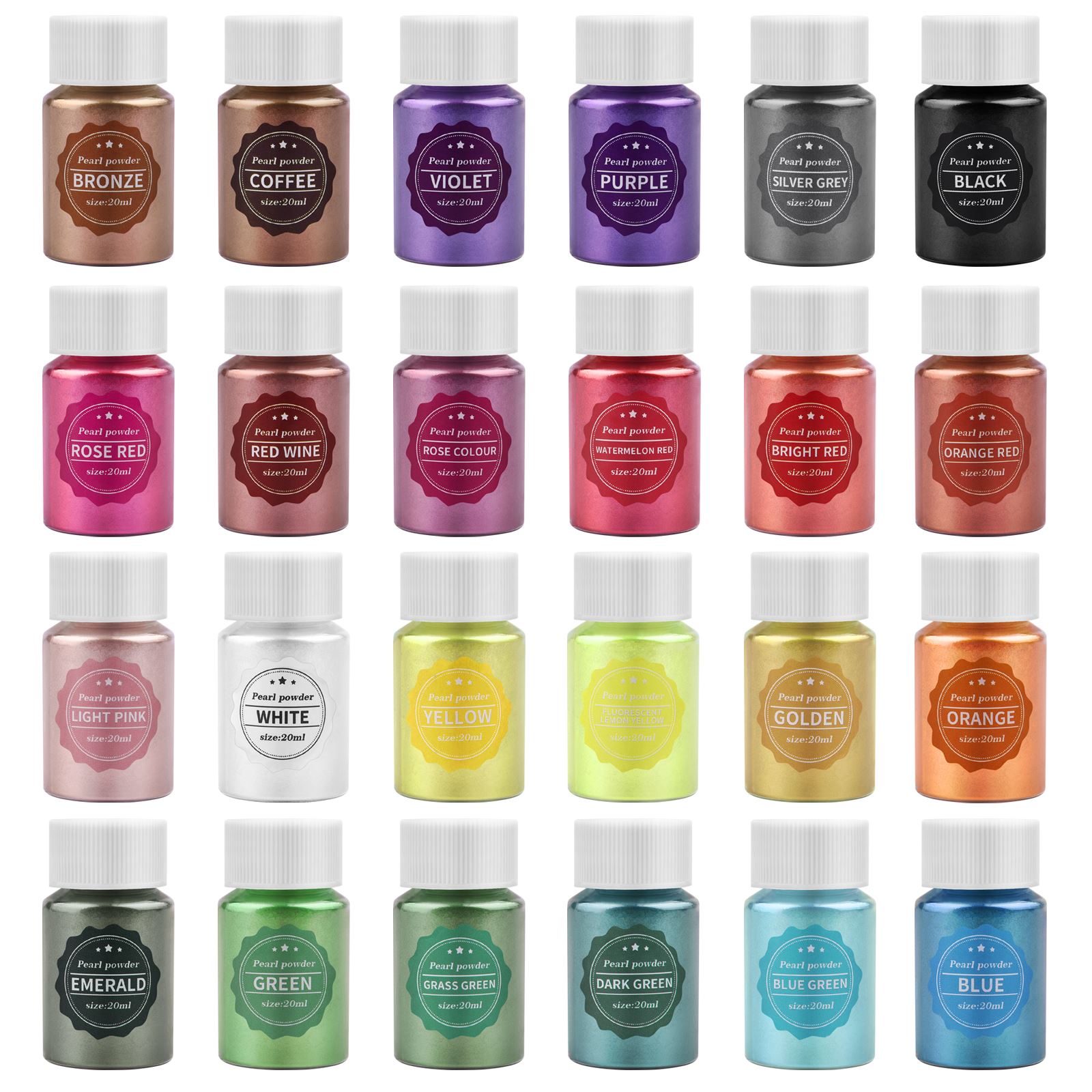24 Colors 10g Mirror Natural M - Soap Making Dye review and price