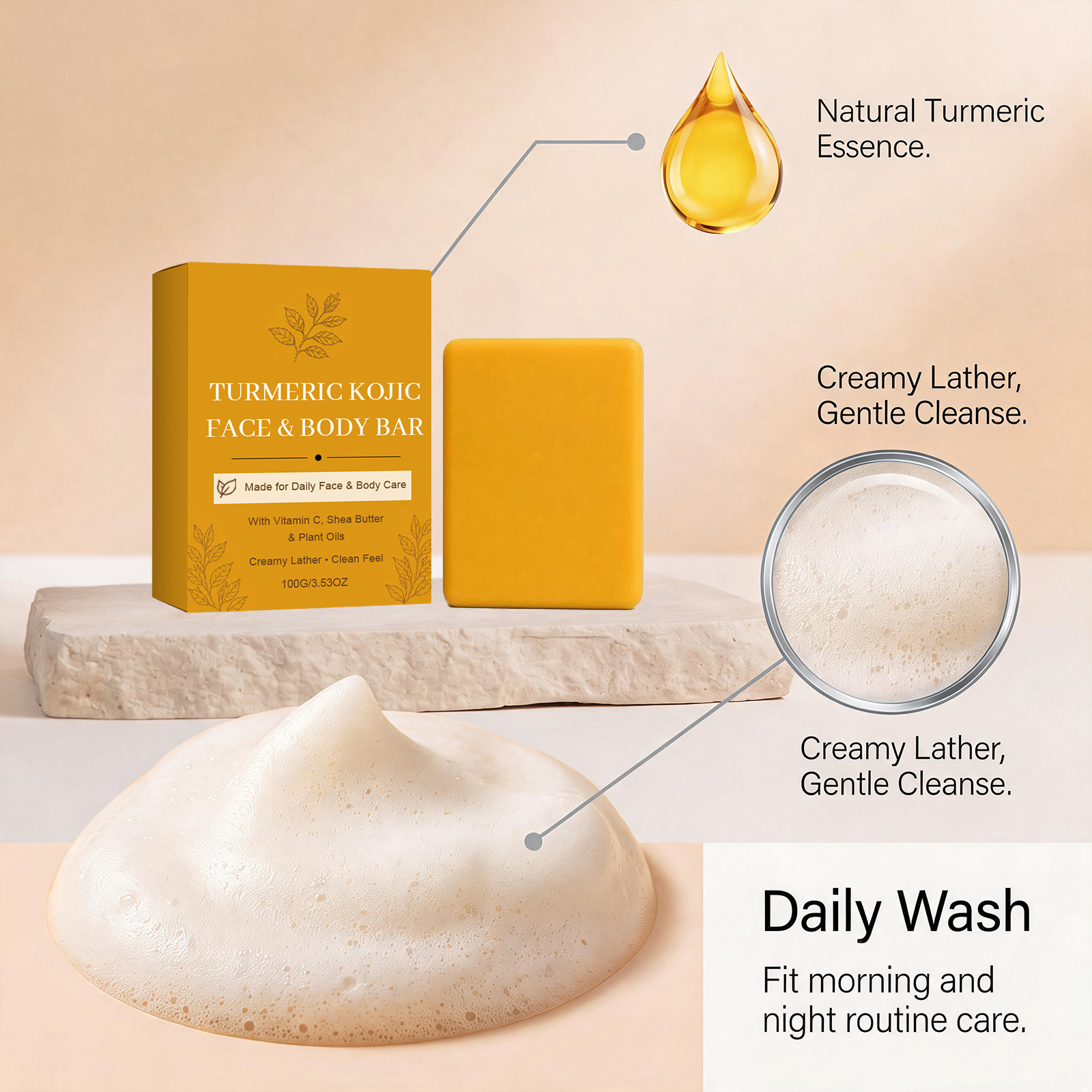 Turmeric Kojic Acid Handmade S - Castor Oil Soap review and price